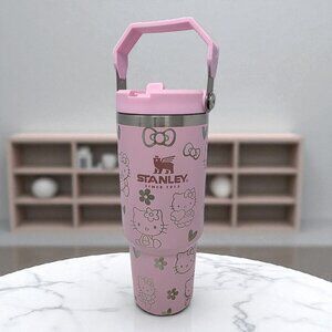 Stanley IceFlow Flip Straw 30 oz Hello Kitty Pink Travel Mug